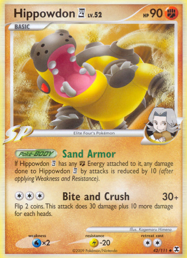 Hippowdon (42/111) [Platinum: Rising Rivals] | Devastation Store