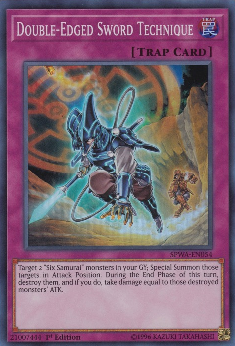 Double-Edged Sword Technique [SPWA-EN054] Super Rare | Devastation Store