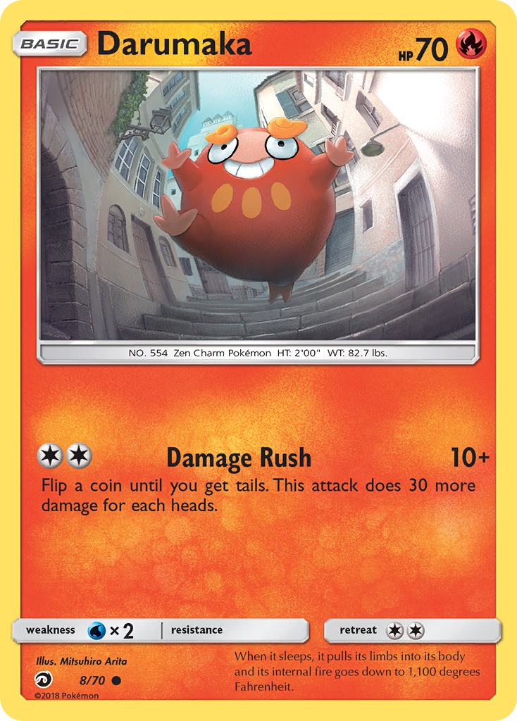 Darumaka (8/70) [Sun & Moon: Dragon Majesty] | Devastation Store