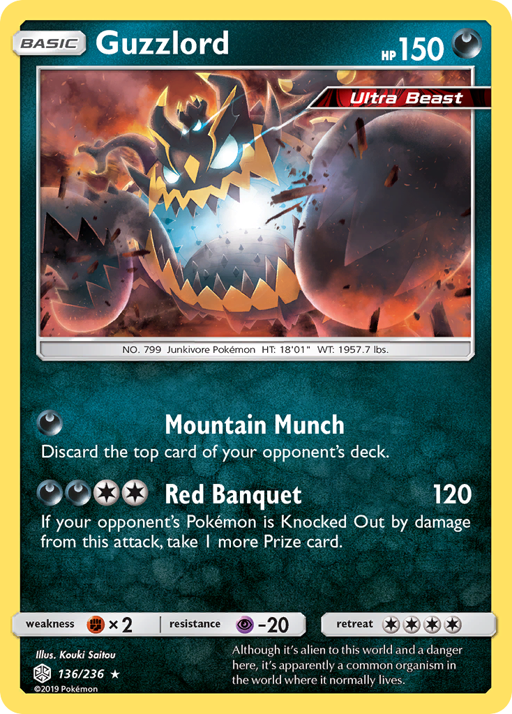 Guzzlord (136/236) [Sun & Moon: Cosmic Eclipse] | Devastation Store