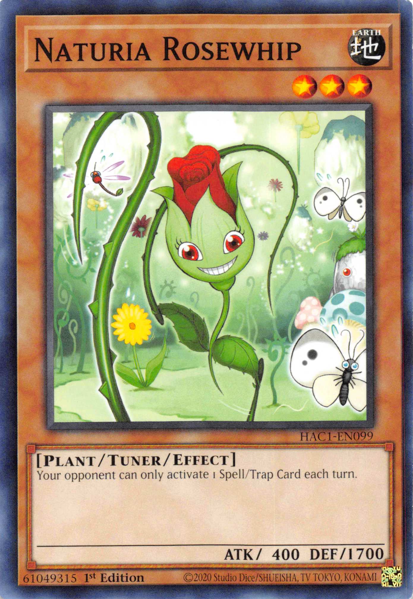 Naturia Rosewhip (Duel Terminal) [HAC1-EN099] Parallel Rare | Devastation Store