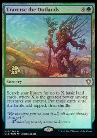Traverse the Outlands [Commander Legends: Battle for Baldur's Gate Prerelease Promos] | Devastation Store