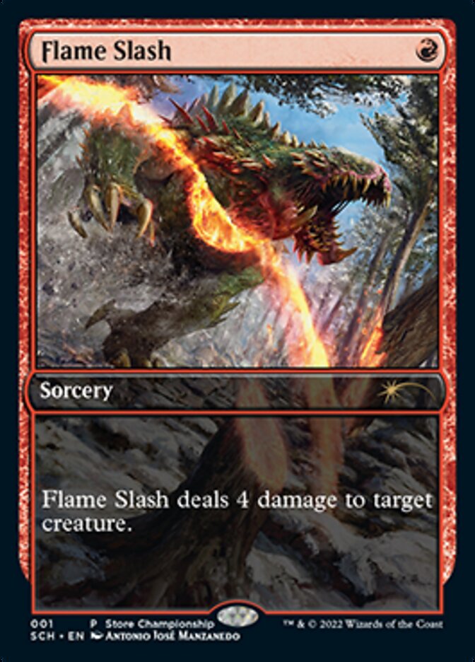 Flame Slash (Extended Art) [Store Championships 2022] | Devastation Store