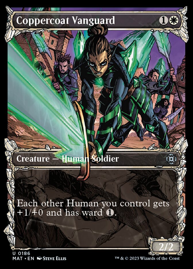 Coppercoat Vanguard (Showcase Halo Foil) [March of the Machine: The Aftermath] | Devastation Store
