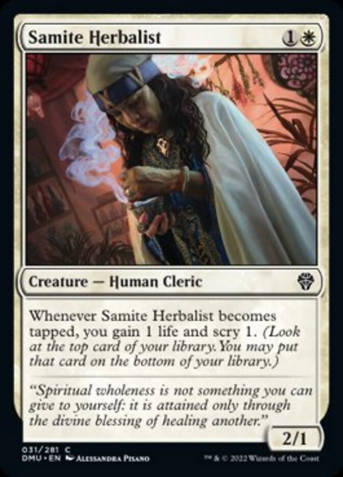 Samite Herbalist [Dominaria United] | Devastation Store