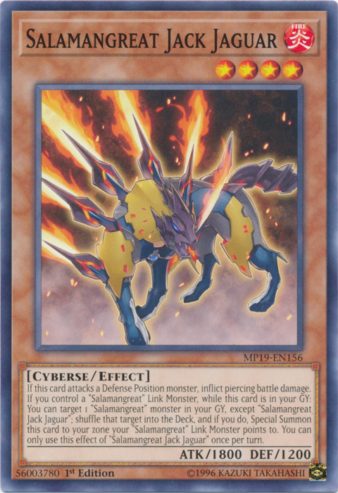Salamangreat Jack Jaguar [MP19-EN156] Common | Devastation Store
