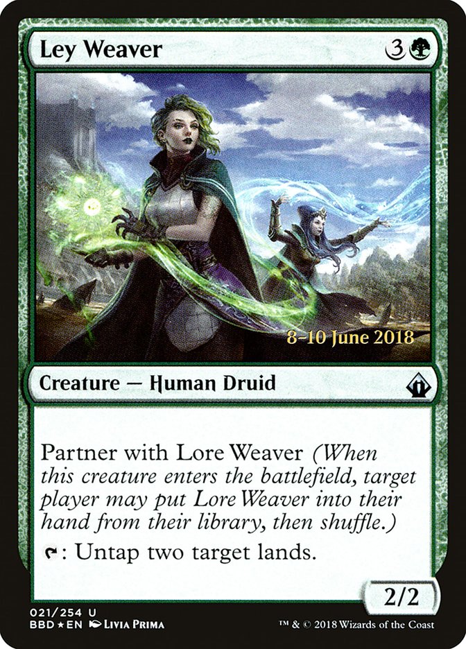 Ley Weaver  [Battlebond Prerelease Promos] - Devastation Store | Devastation Store