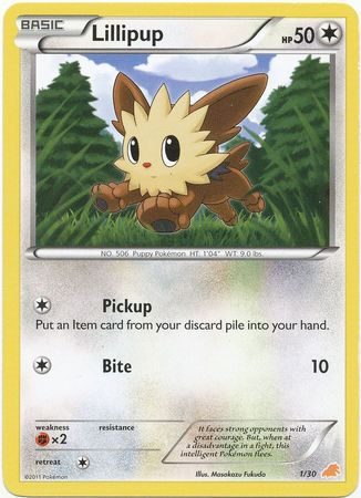 Lillipup (1/30) [Black & White: Trainer Kit - Excadrill] | Devastation Store