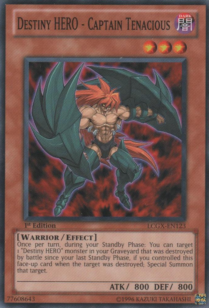 Destiny HERO - Captain Tenacious [LCGX-EN123] Common | Devastation Store