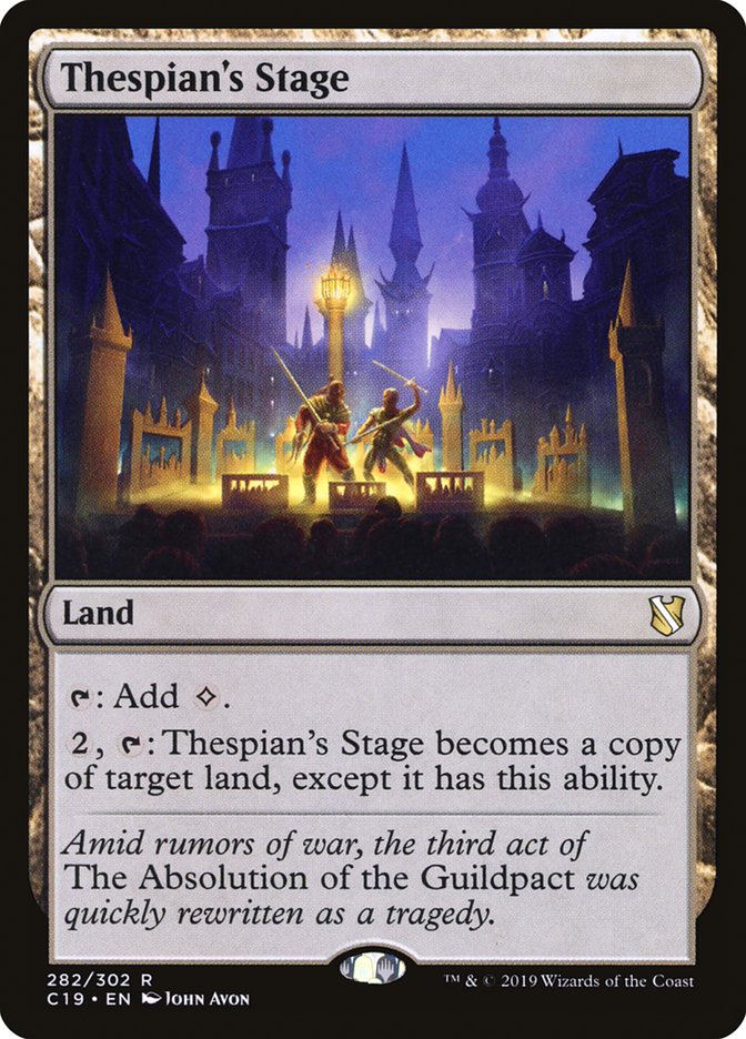Thespian's Stage [Commander 2019] | Devastation Store
