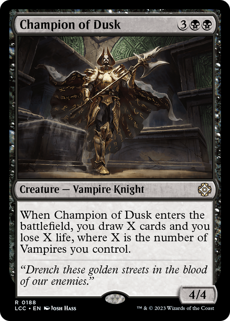 Champion of Dusk [The Lost Caverns of Ixalan Commander] | Devastation Store