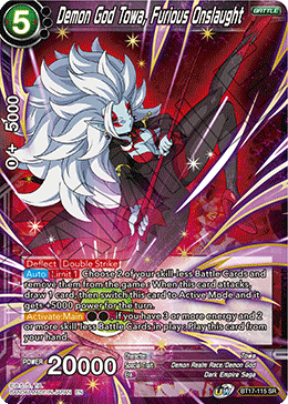 Demon God Towa, Furious Onslaught (BT17-115) [Ultimate Squad] | Devastation Store