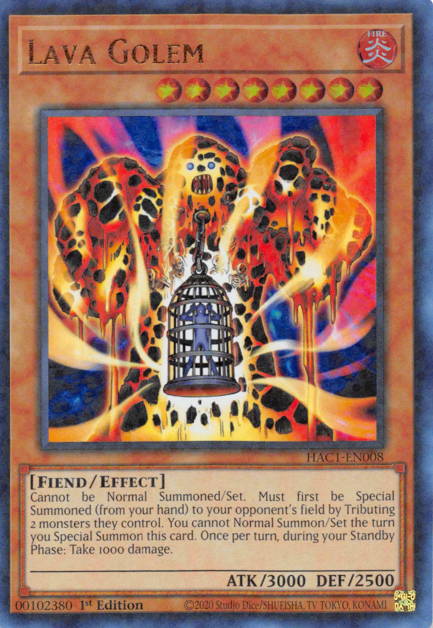 Lava Golem (Duel Terminal) [HAC1-EN008] Parallel Rare | Devastation Store