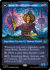 Rona, Herald of Invasion // Rona, Tolarian Obliterator (Showcase Planar Booster Fun) [March of the Machine] | Devastation Store