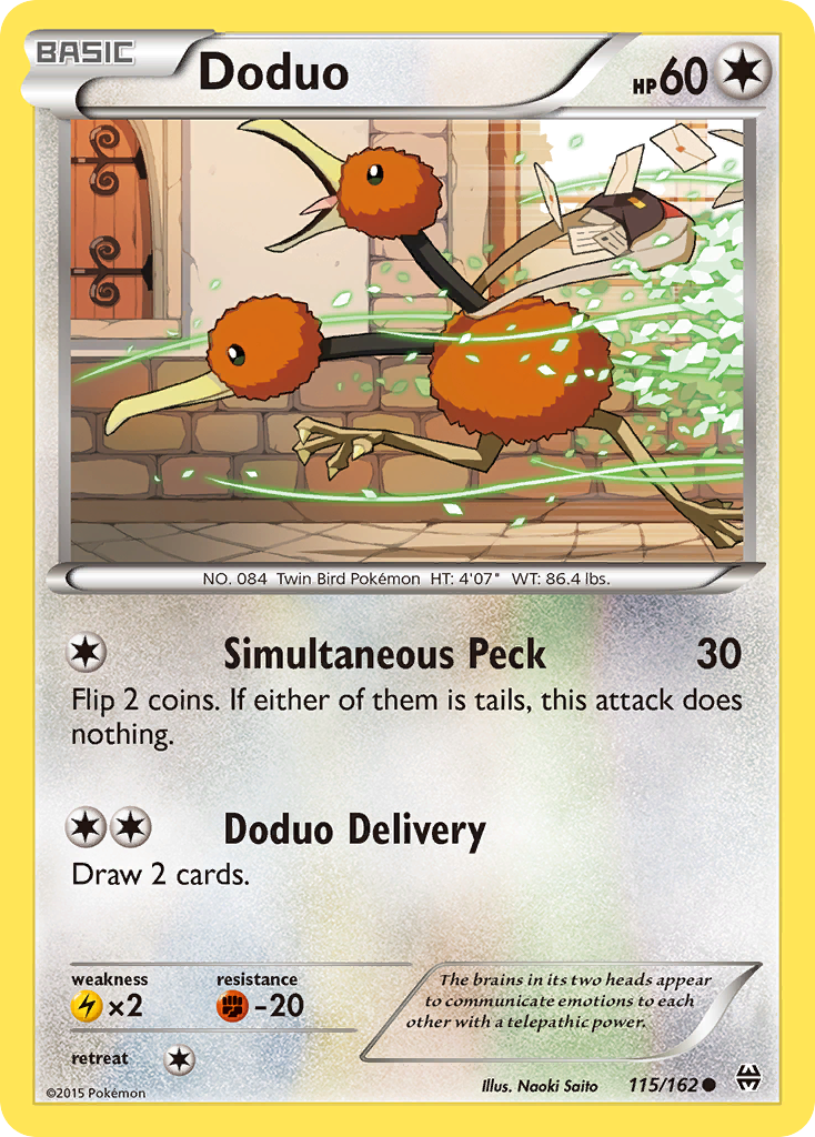 Doduo (115/162) [XY: BREAKthrough] | Devastation Store