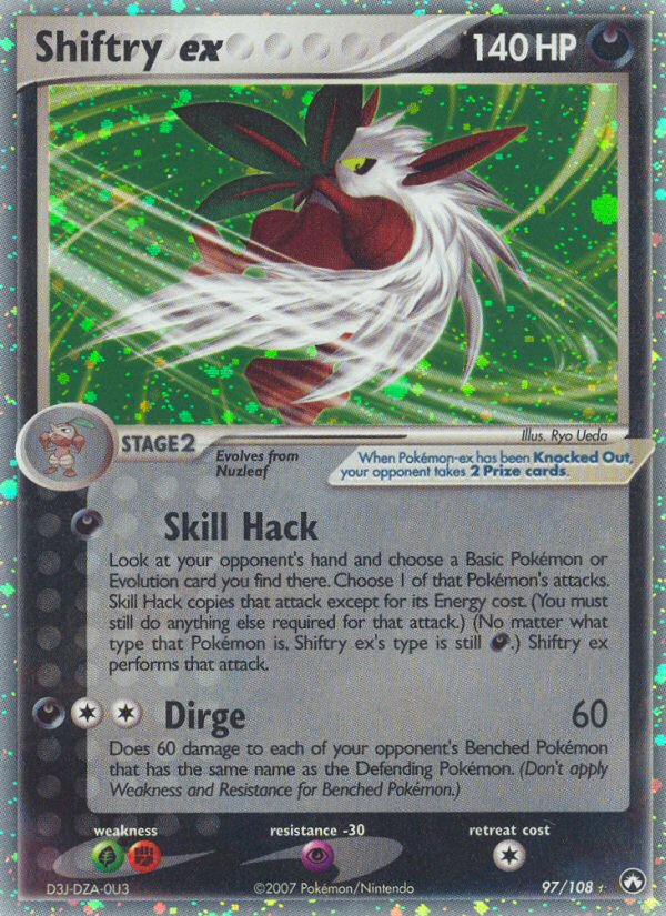 Shiftry ex (97/108) [EX: Power Keepers] | Devastation Store