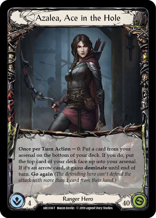 Azalea, Ace in the Hole [ARC038-T] (Arcane Rising)  1st Edition Normal | Devastation Store