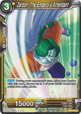 Zarbon, The Emperor's Attendant (BT1-101) [Galactic Battle] | Devastation Store