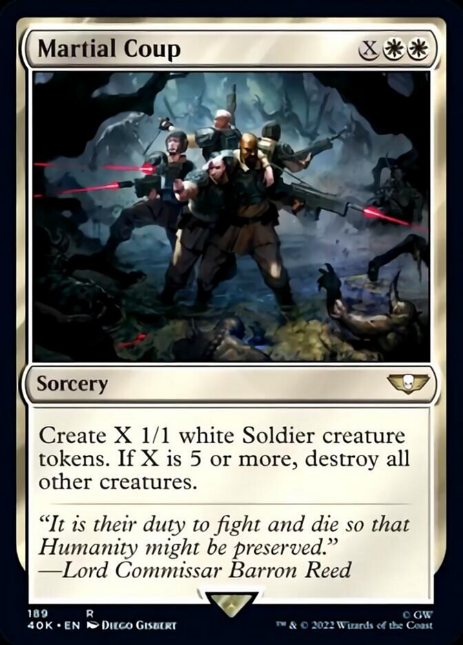 Martial Coup (Surge Foil) [Universes Beyond: Warhammer 40,000] | Devastation Store
