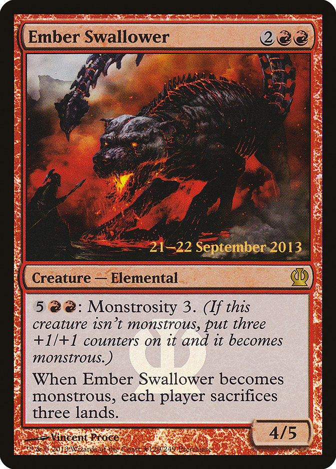 Ember Swallower  [Theros Prerelease Promos] - Devastation Store | Devastation Store