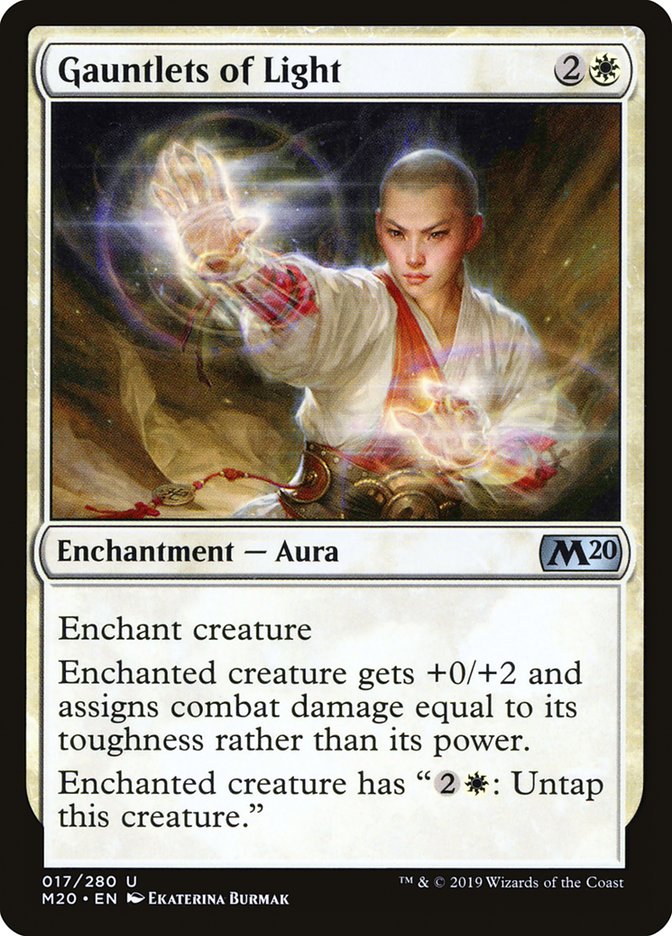 Gauntlets of Light [Core Set 2020] | Devastation Store