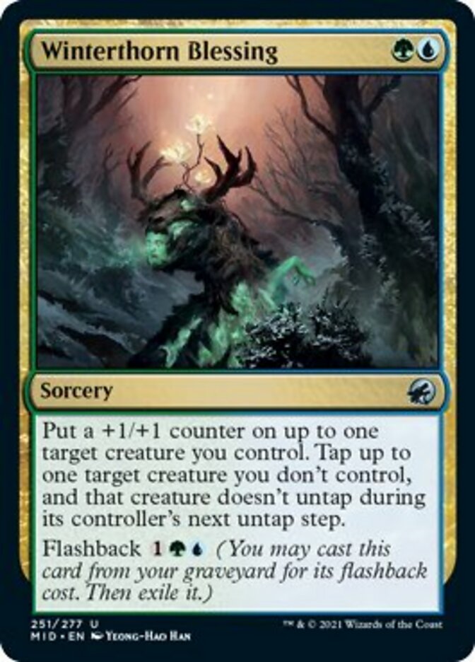 Winterthorn Blessing [Innistrad: Midnight Hunt] | Devastation Store