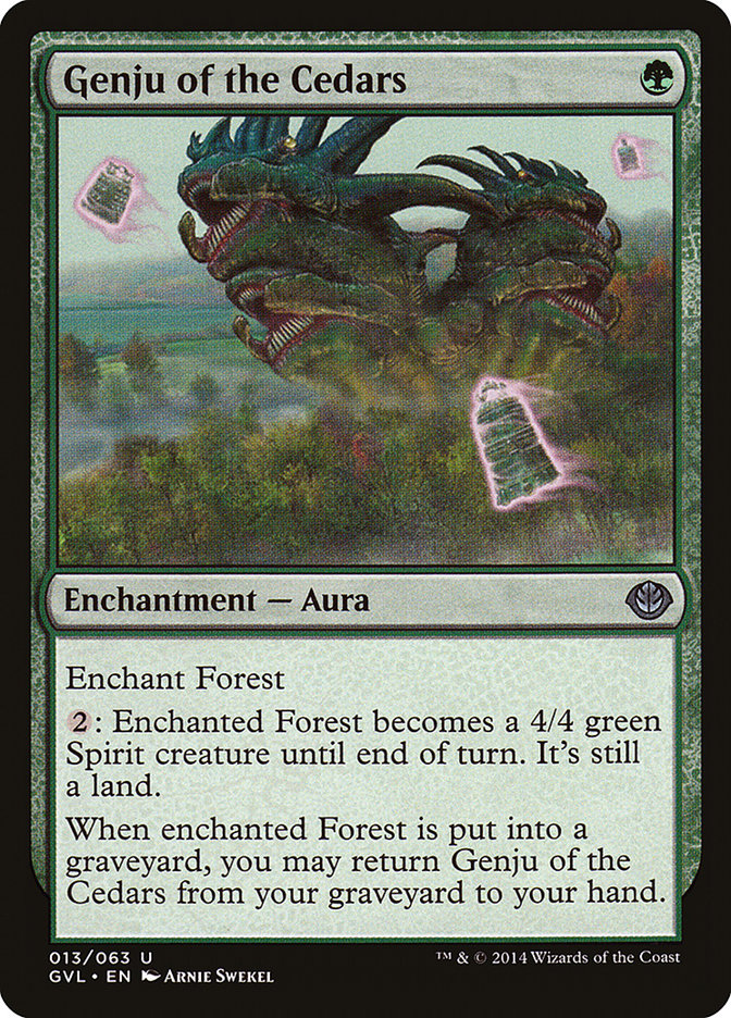 Genju of the Cedars (Garruk vs. Liliana) [Duel Decks Anthology] - Devastation Store | Devastation Store