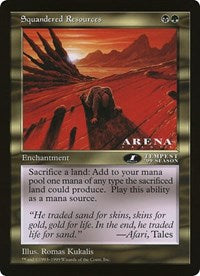 Squandered Resources (Oversized) [Oversize Cards] | Devastation Store