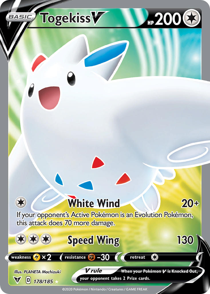 Togekiss V (178/185) [Sword & Shield: Vivid Voltage] | Devastation Store