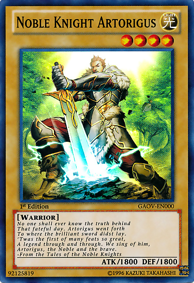 Noble Knight Artorigus [GAOV-EN000] Super Rare | Devastation Store