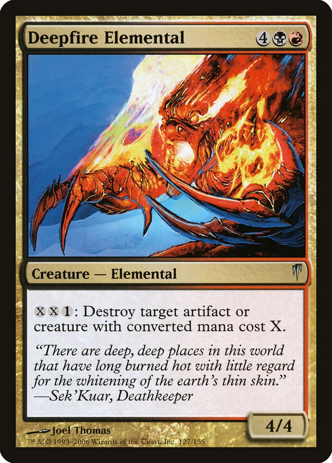 Deepfire Elemental [Coldsnap] | Devastation Store