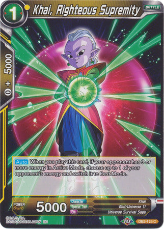 Khai, Righteous Supremity [DB2-125] | Devastation Store