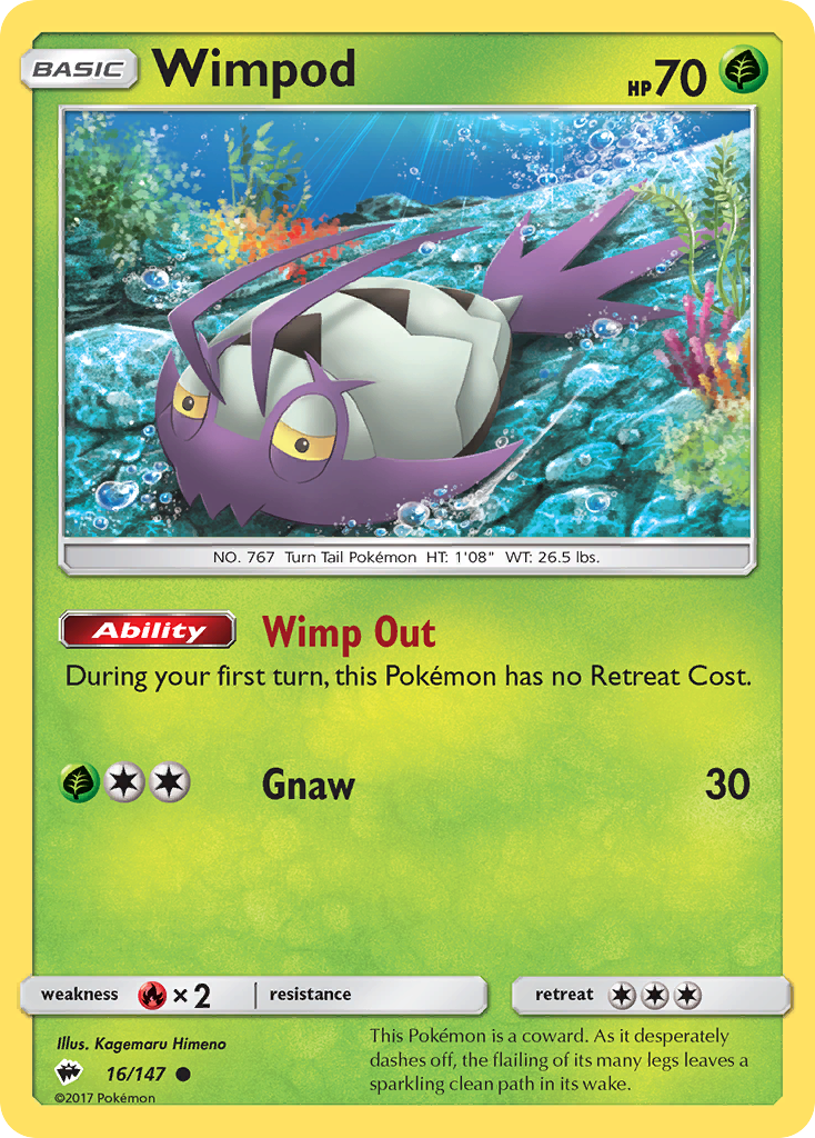 Wimpod (16/147) [Sun & Moon: Burning Shadows] | Devastation Store