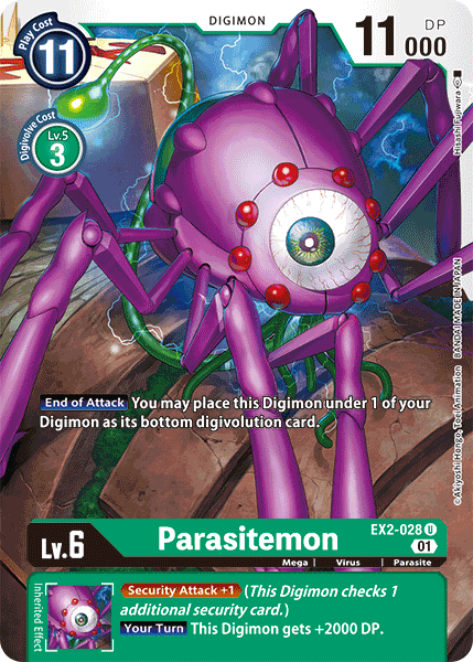 Parasitemon [EX2-028] [Digital Hazard] | Devastation Store