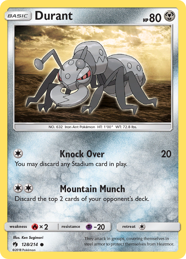 Durant (128/214) [Sun & Moon: Lost Thunder] | Devastation Store