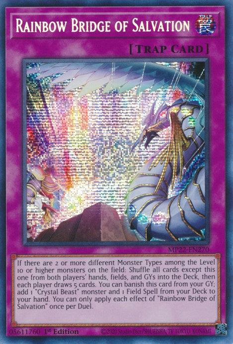 Rainbow Bridge of Salvation [MP22-EN270] Prismatic Secret Rare | Devastation Store