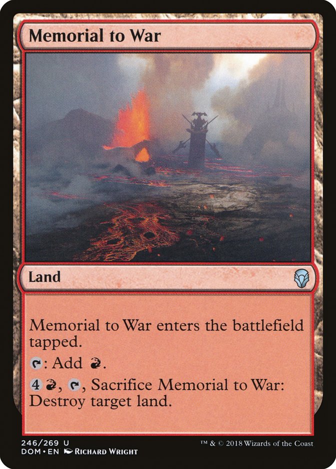 Memorial to War [Dominaria] - Devastation Store | Devastation Store