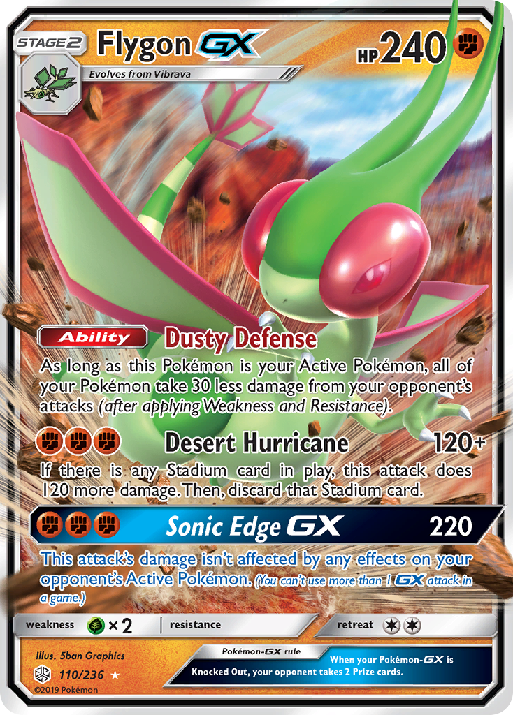 Flygon GX (110/236) [Sun & Moon: Cosmic Eclipse] | Devastation Store