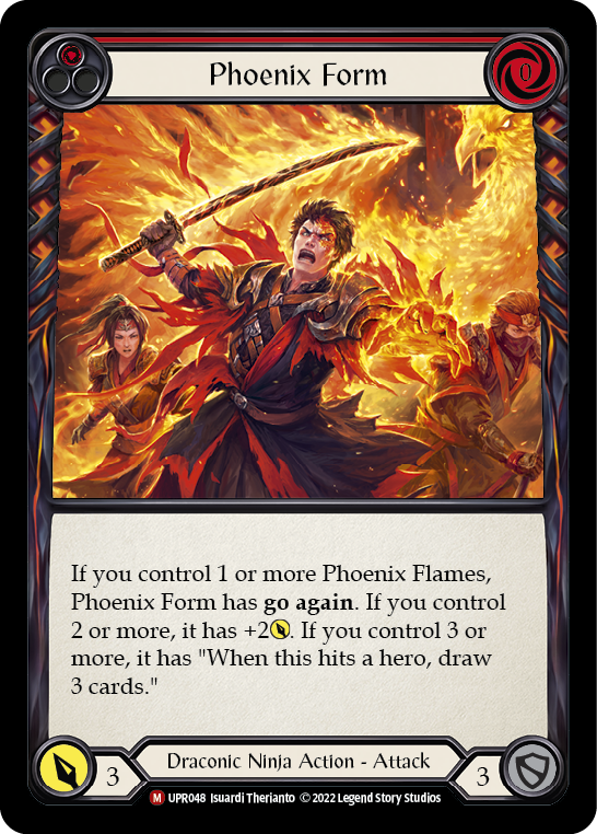 Phoenix Form [UPR048] (Uprising)  Rainbow Foil | Devastation Store