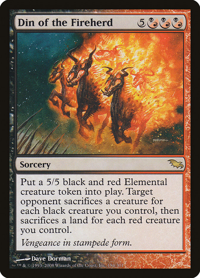 Din of the Fireherd [Shadowmoor] | Devastation Store
