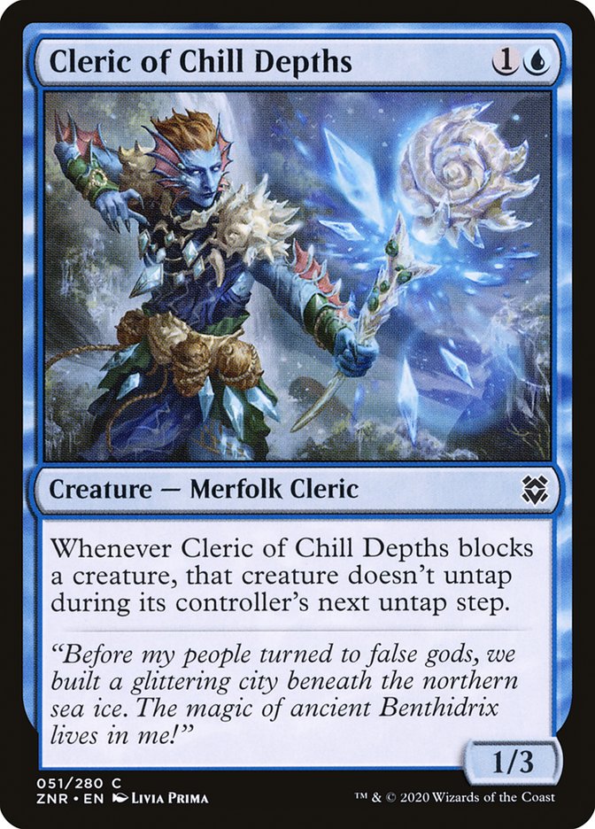 Cleric of Chill Depths [Zendikar Rising] | Devastation Store