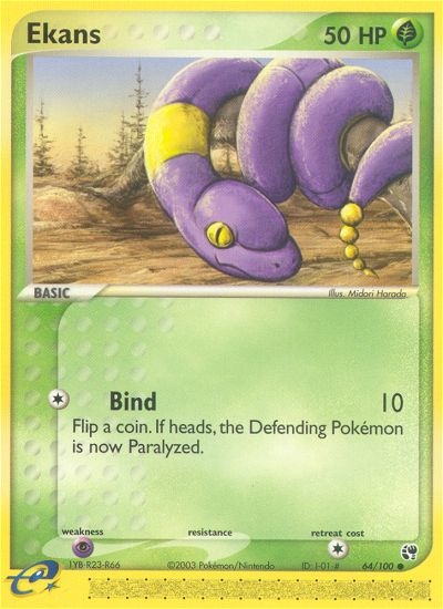 Ekans (64/100) [EX: Sandstorm] | Devastation Store