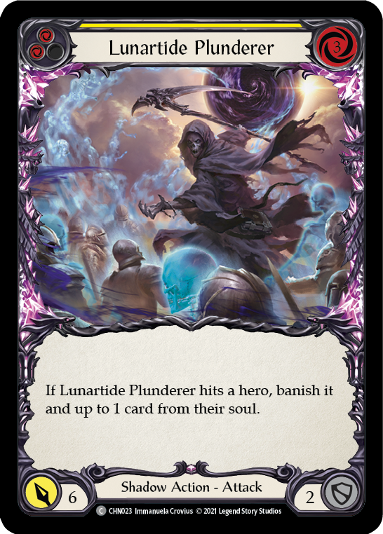 Lunartide Plunderer (Yellow) [CHN023] (Monarch Chane Blitz Deck) | Devastation Store