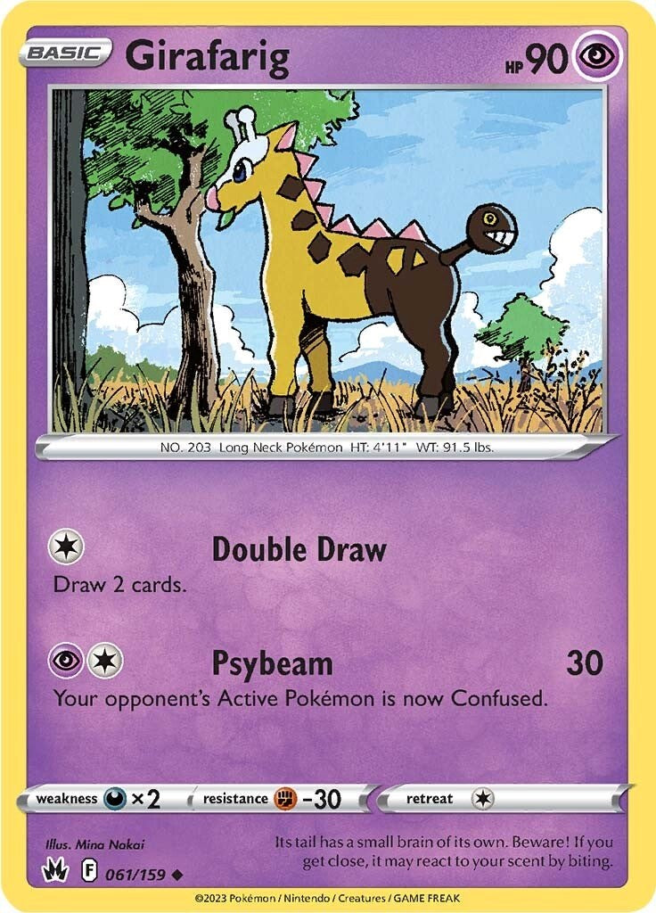 Girafarig (061/159) [Sword & Shield: Crown Zenith] | Devastation Store