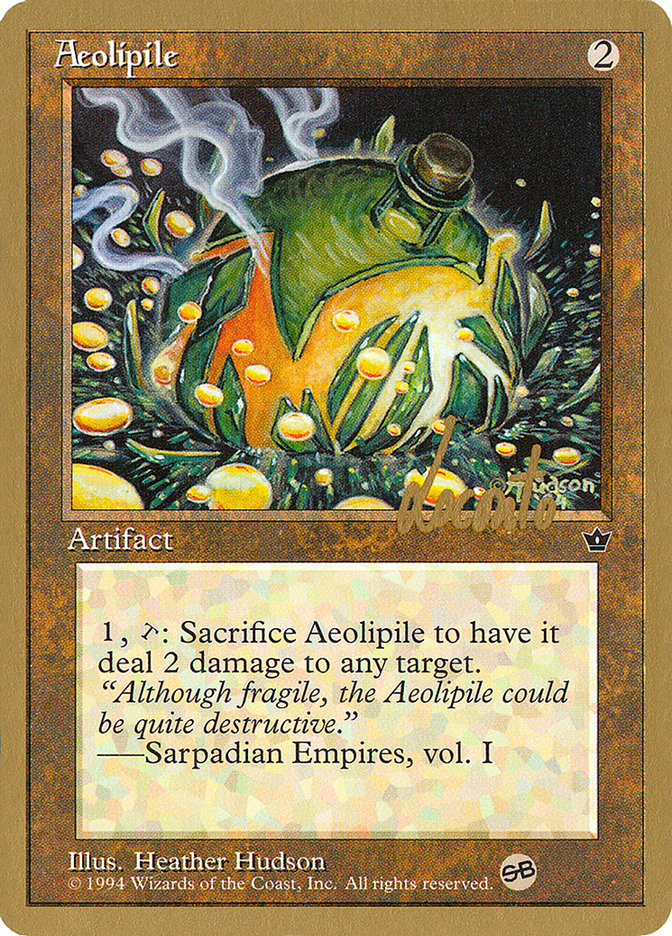 Aeolipile (Michael Loconto) (SB) [Pro Tour Collector Set] | Devastation Store