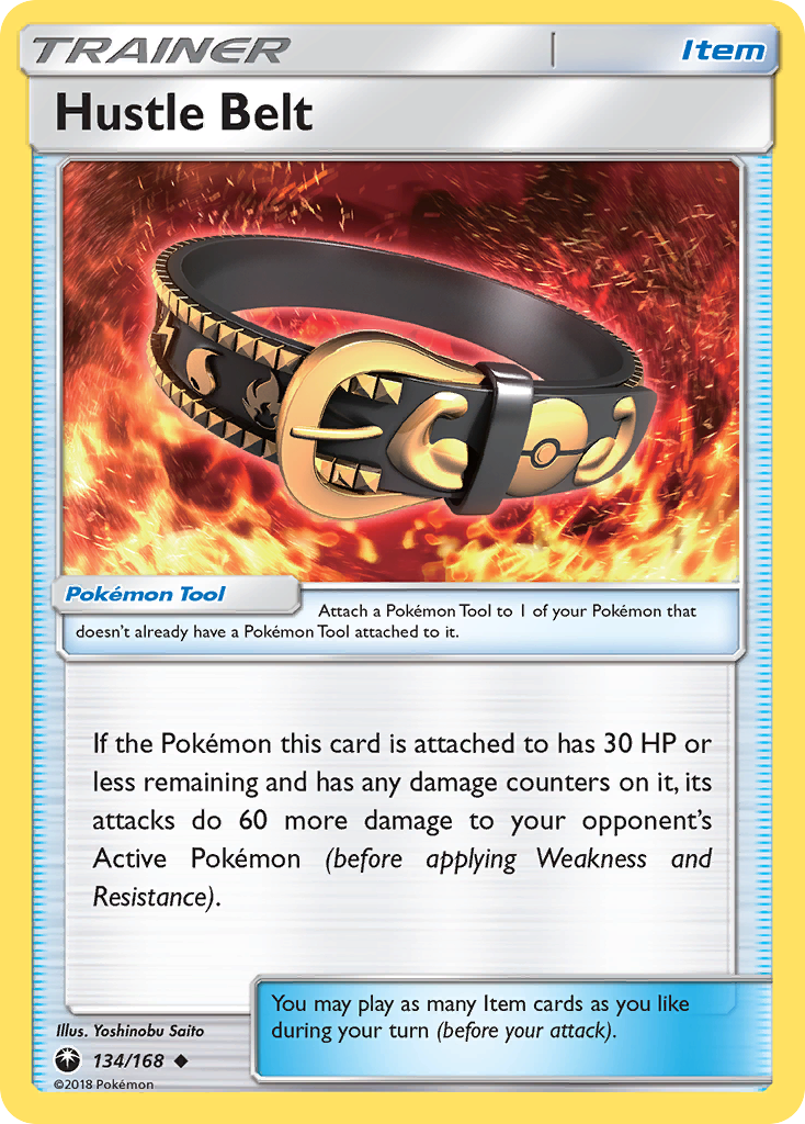 Hustle Belt (134/168) [Sun & Moon: Celestial Storm] | Devastation Store