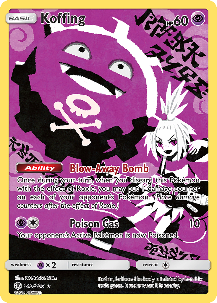 Koffing (243/236) [Sun & Moon: Cosmic Eclipse] | Devastation Store