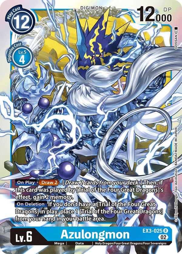 Azulongmon [EX3-025] [Draconic Roar] | Devastation Store