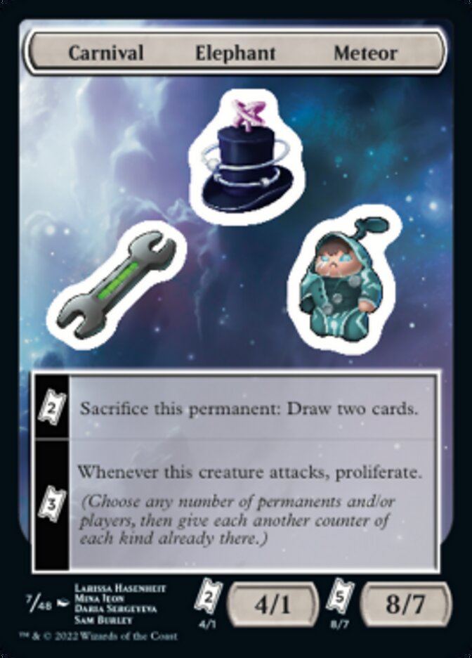 Carnival Elephant Meteor [Unfinity Stickers] | Devastation Store