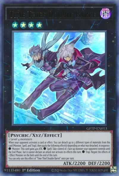 Time Thief Double Barrel [GFTP-EN013] Ultra Rare | Devastation Store